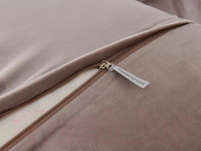 Комплект постельного белья с одеялом Sofi de Marko Энрике Евро / Кт-Евро-Эн3 (кофе)