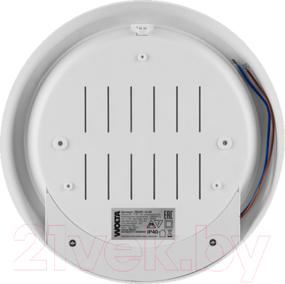 Изображение товара Светильник ЖКХ Wolta LCL04-20W-R21-6K-SM