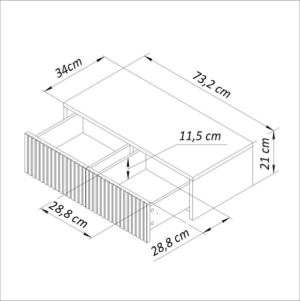 Консольный столик Dipriz Д.73048.1 (белый)