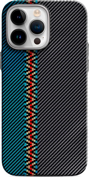 Чехол-накладка Luxo Пути сошлись J217 для Apple iPhone 15 Pro Max (хаки/бирюзовый)