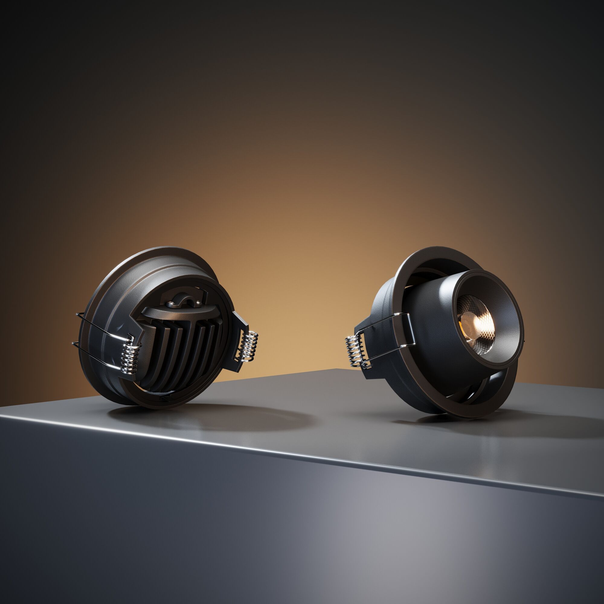 Точечный светильник Elektrostandard 25086/LED 8W 4000K (черный) — фото 5