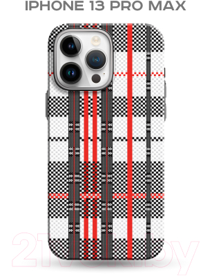 Чехол-накладка Luxo Самоирония Lf-2 для Apple iPhone 13 Pro Max (черный/красный, светящийся)