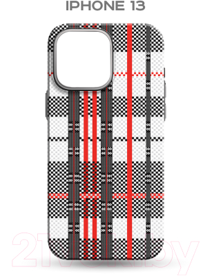 Чехол-накладка Luxo Самоирония Lf-2 для Apple iPhone 13 (черный/красный, светящийся)