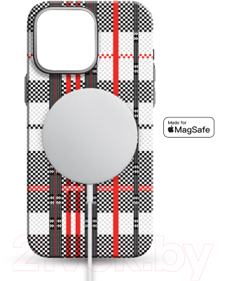 Чехол-накладка Luxo Самоирония Lf-2 для Apple iPhone 14 (черный/красный, светящийся)