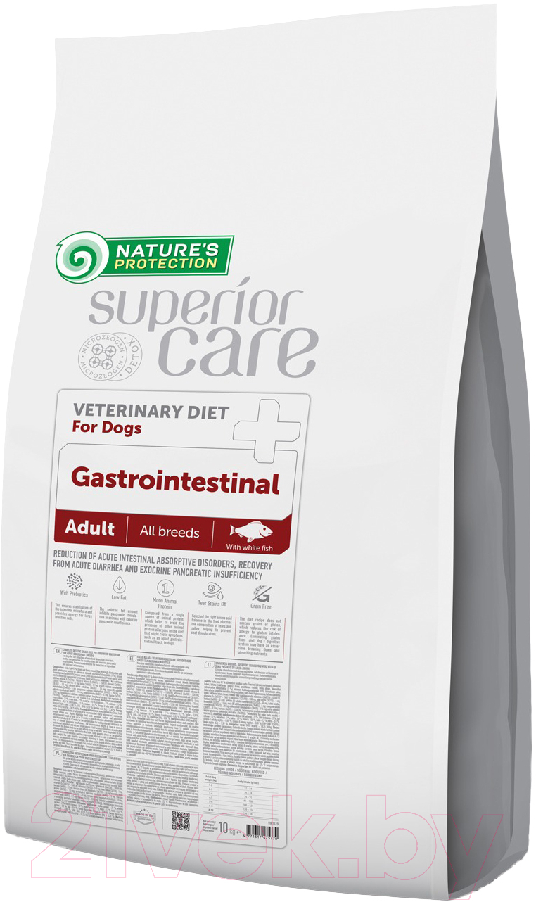 Сухой ветеринарный корм для собак Nature's Protection Vet Diet Gastrointestinal / NPSCVET47577 (10кг)