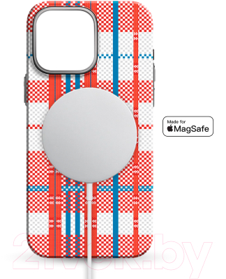 Чехол-накладка Luxo Самоирония Lf-4 для Apple iPhone 13 Pro Max (красный/синий, светящийся)