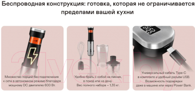 Блендер погружной Garlyn HB-C