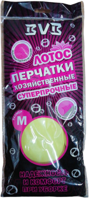 Перчатки хозяйственные Эрдеком Лотос / 651784 (S)
