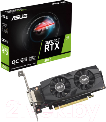 Изображение товара Видеокарта Asus Dual GeForce RTX 3050 LP BRK OC 6GB (RTX3050-O6G-LP-BRK)
