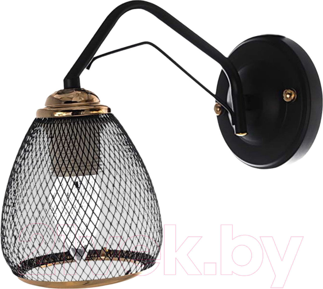 Бра Aitin-Pro НББ 03-60-102 / RH8027/1W (черный/золото)