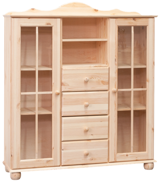 Шкаф с витриной Dipriz Бритта / Д.70056.7