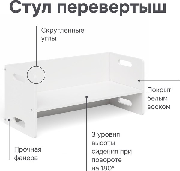 Стол детский Dipriz Чек / Д.60032.1 (грунт/краска)