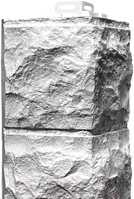Угол для фасадной панели Fineber Доломит наружный (светло-серый)