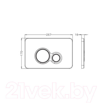 Изображение товара Кнопка для инсталляции Bettoserb 40006461