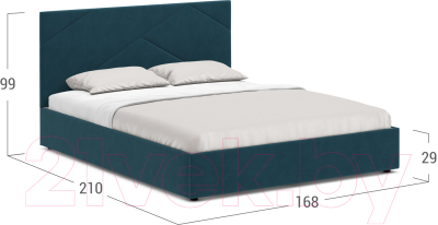 Двуспальная кровать Moon Family 1257 / MF010991