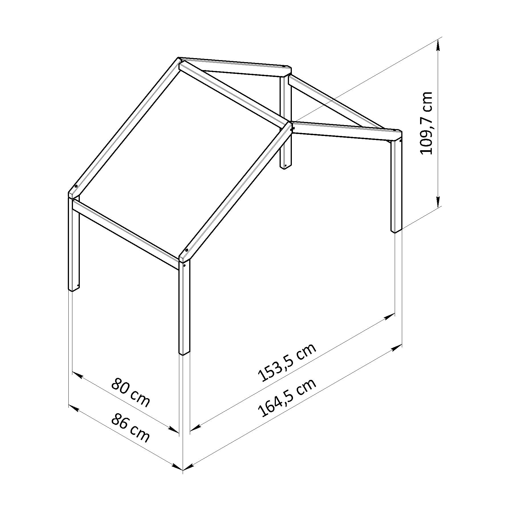 Карниз для балдахина Dipriz Фиона 80x160 / Д.7553.1