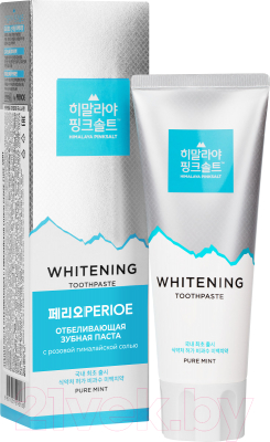 Зубная паста Perioe Pure mint Отбеливающая с гималайской солью (100г)