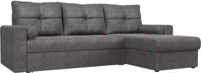 Изображение товара Диван угловой Mio Tesoro Верона правый (рогожка, серый)