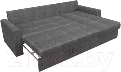 Изображение товара Диван угловой Mio Tesoro Верона правый (рогожка, серый)