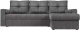 Миниатюра изображения товара Диван угловой Mio Tesoro Верона правый (рогожка, серый)