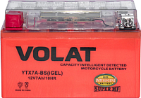 Мотоаккумулятор VOLAT YTX7A-BS iGEL L+ (7 А/ч) - 