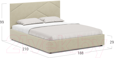 Двуспальная кровать Moon Family 1257 / MF011035