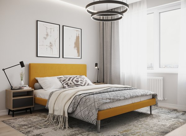 Двуспальная кровать Moon Family 1256 / MF011290