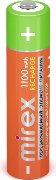Комплект аккумуляторов Mirex 23702-HR03-11-E2 (2шт)