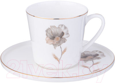 Набор для чая/кофе Lefard Inspiration Золотой цветок / 422-127