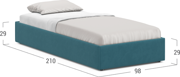 Купить Односпальная кровать Moon Family 1260 / MF011431 в Бобруйске