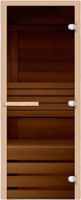 Стеклянная дверь для бани/сауны COOPER 180x70 (бронза) - 