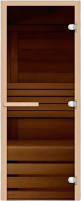 Стеклянная дверь для бани/сауны COOPER 180x70 (бронза)