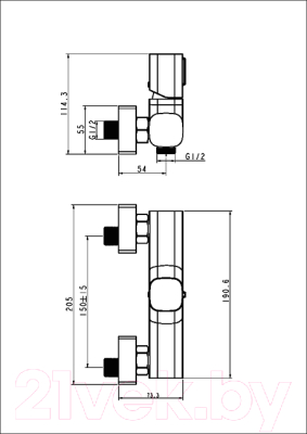 Смеситель Maxonor Pure Life PL9089