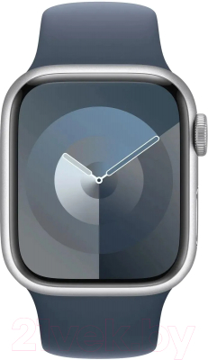 Умные часы Apple Watch SE 2 GPS 44mm (серебристый/синий ремешок S/M)