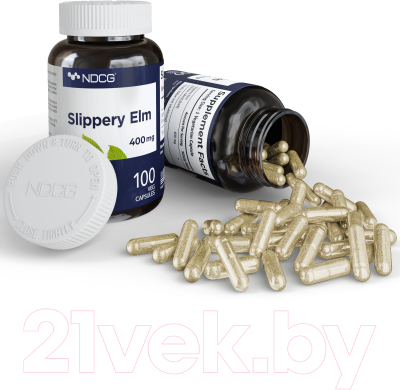 Пищевая добавка NDCG Slippery Elm / ND-4684  (100 капсул, 400мг)