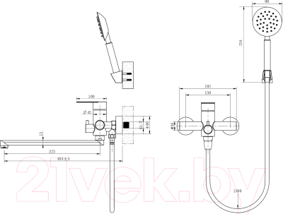 Смеситель Ekko E22802