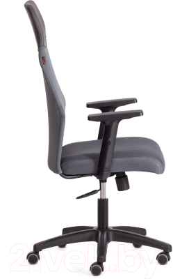 Кресло офисное Tetchair Practic Plt ткань/кожзам (серый)