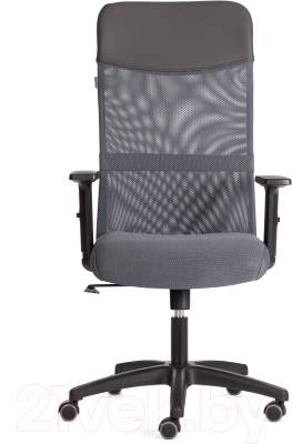 Кресло офисное Tetchair Practic Plt ткань/кожзам (серый)