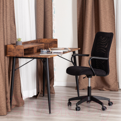 Кресло офисное Tetchair Staff флок/ткань (черный 35/W-11)