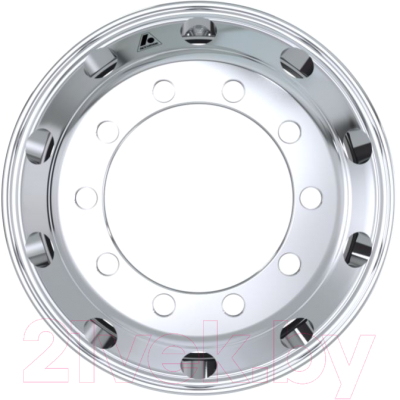 Штампованный диск Accuride RZB36672OE 22.5x9" 10x335мм DIA 281мм ET 161мм Silver