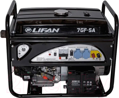Бензиновый генератор Lifan 7 GF-5A / LF7500AE