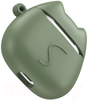 Беспроводные наушники Hoco EW45 (зеленый кот)