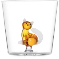 Стакан Ichendorf Milano Tabby Cat 0935209009 (белый хвост) - 
