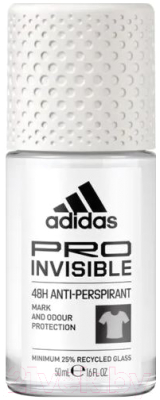 Антиперспирант шариковый Adidas Pro Invisible для женщин 48ч (50мл)