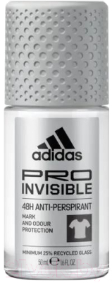 Антиперспирант шариковый Adidas Pro Invisible для мужчин 48ч (50мл)