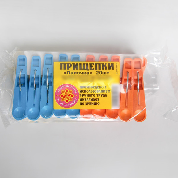 Изображение товара Прищепки АкваМаг Лапочка ПБЛ-600 (20шт)