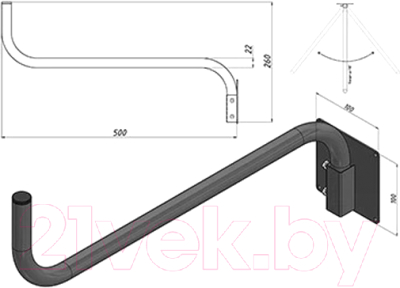 Кронштейн для антенны Rexant Севастополь-1 34-0597