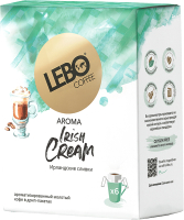 Кофе в дрип-пакете Lebo Irish Cream арабика с ароматом ирландских сливок молотый (10.5гx6шт) - 
