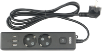 Удлинитель Power Cube PC-5B-2М (1.9м, черный) - 