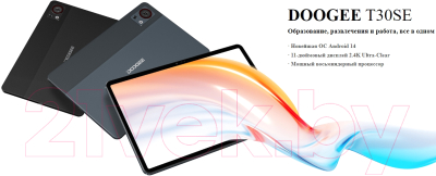 Планшет Doogee T30SE 4GB/128GB LTE (серый)